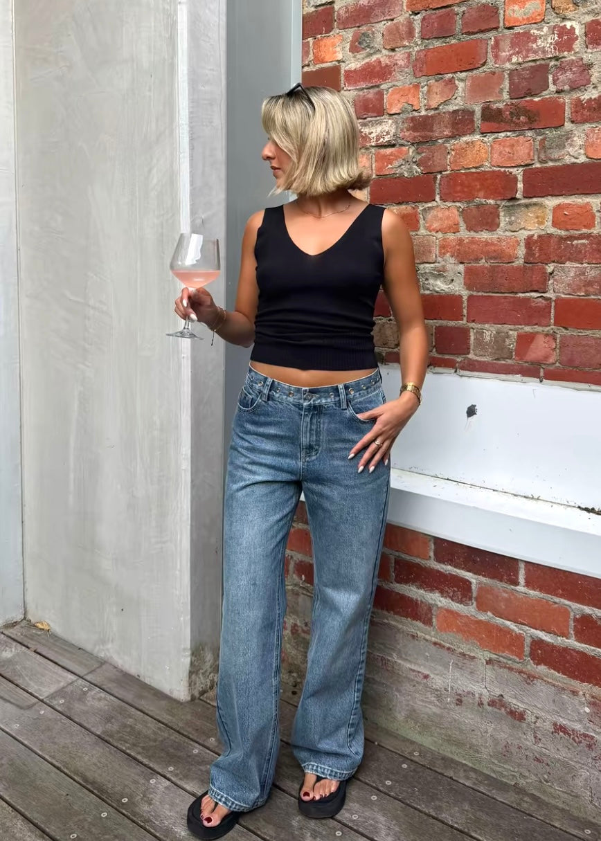 Ringo Eyelet Jeans