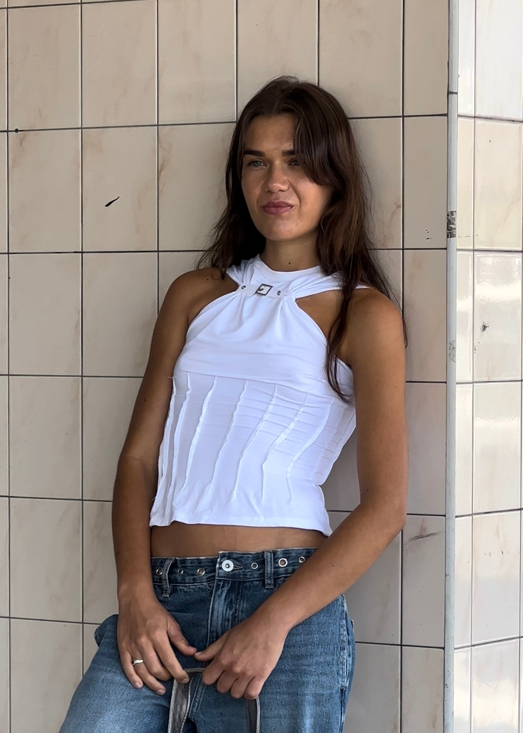 Jaime Buckle Top (Sign up for restock).