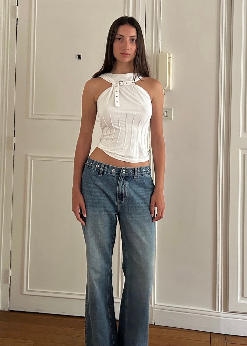 Jaime Buckle Top (Sign up for restock).
