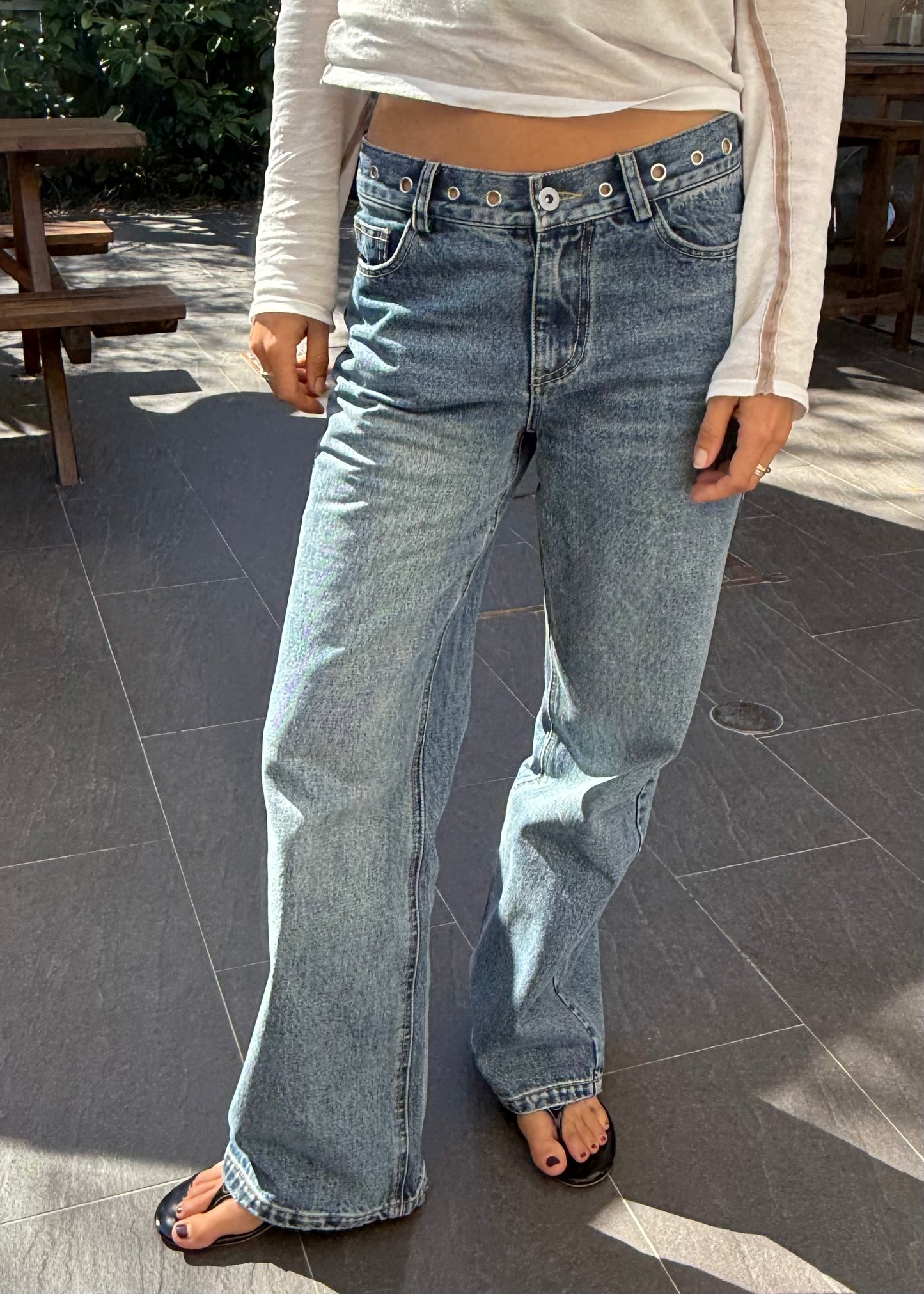 Ringo Eyelet Jeans