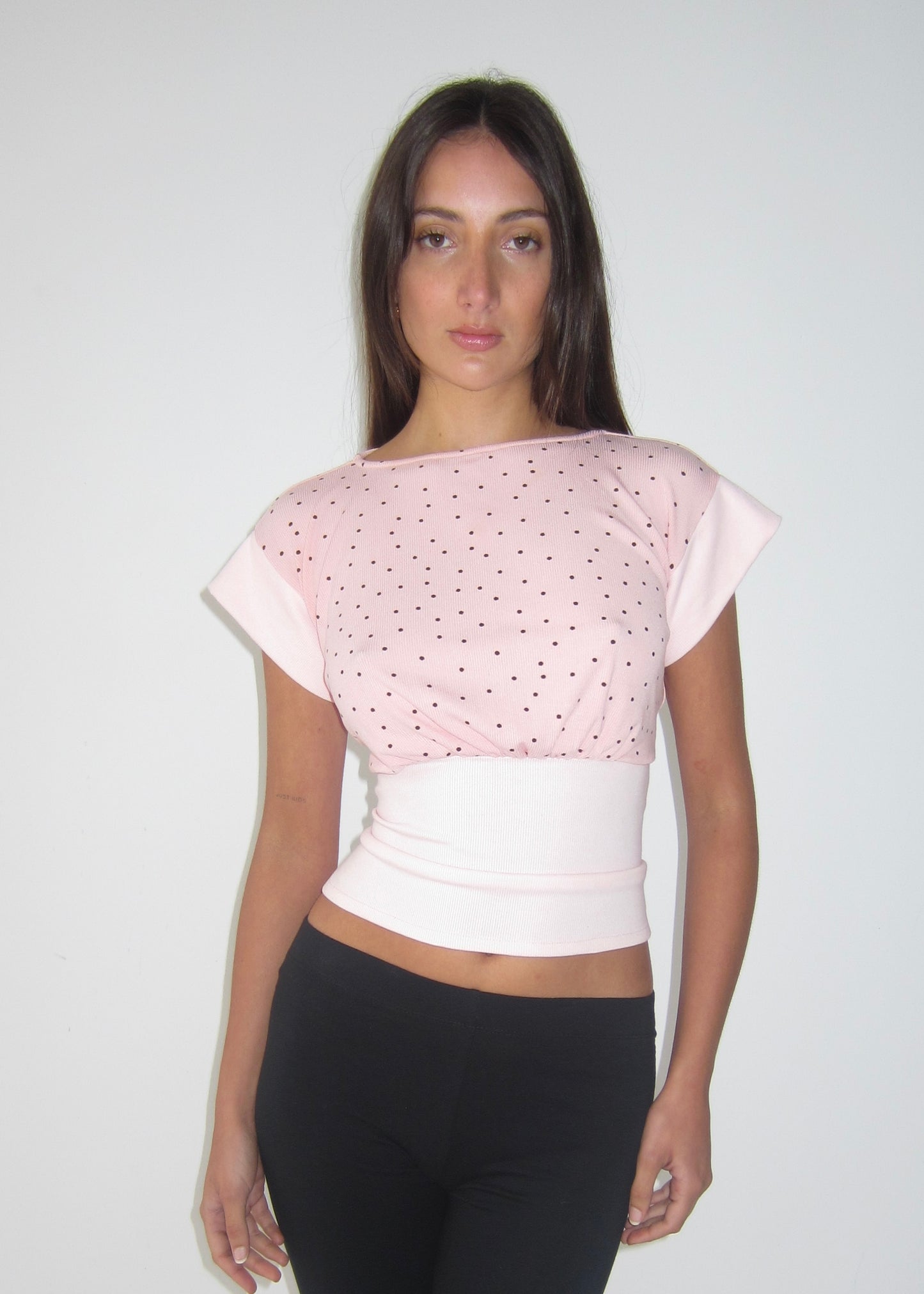 Lily Polka Tank - petal pink