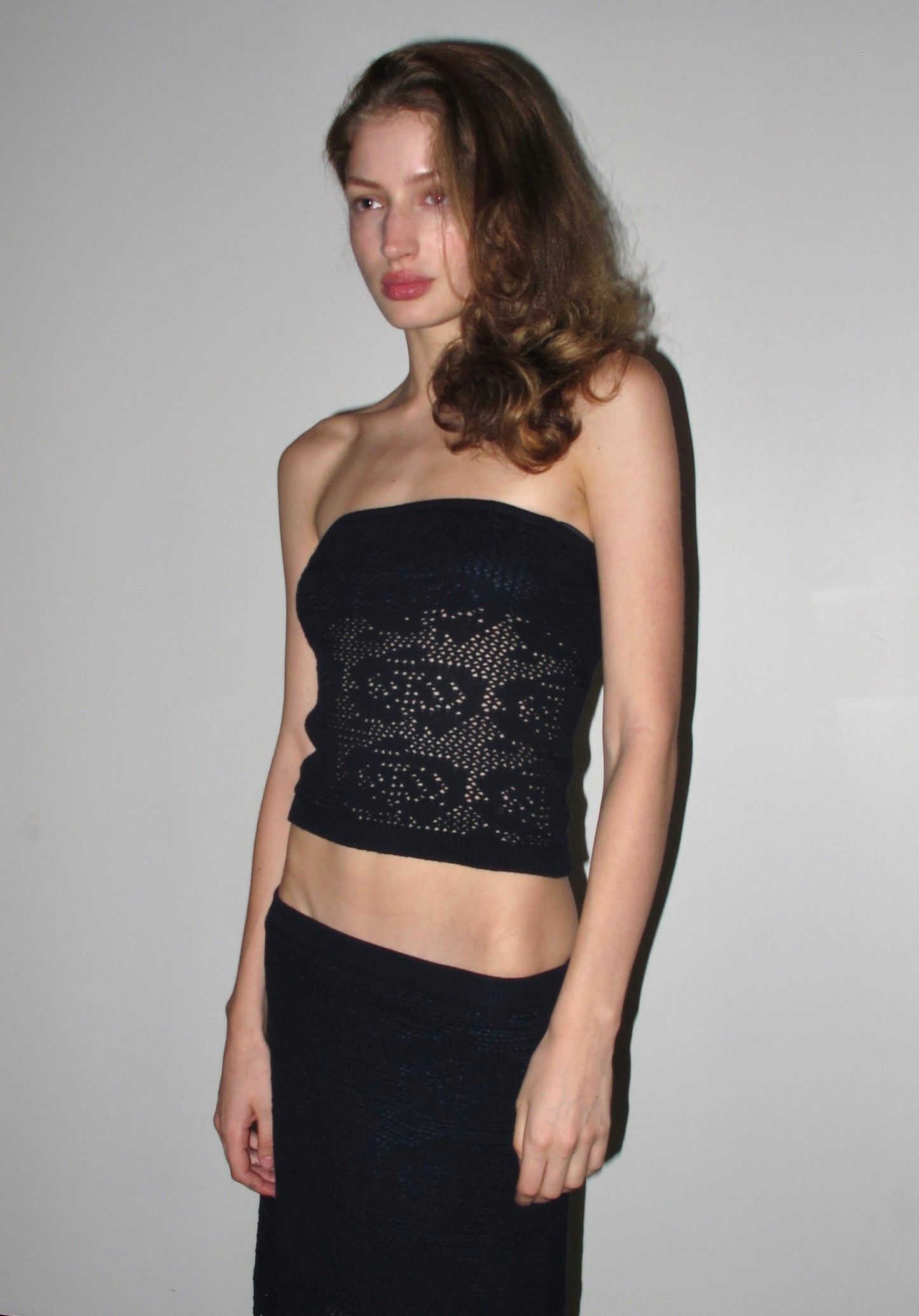 Rosie Tube Top - navy