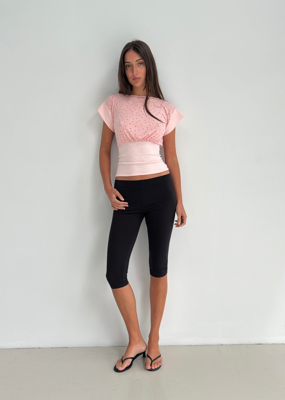 Lily Polka Tank - petal pink