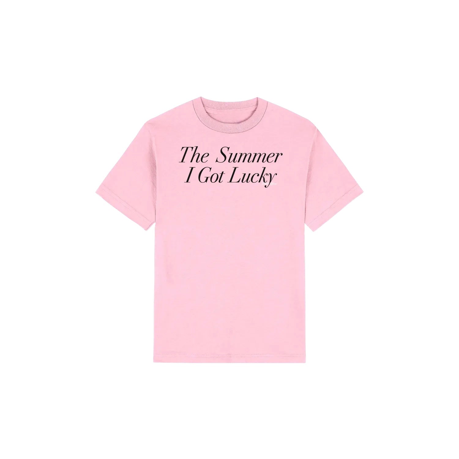 The Summer I Got Lucky Tee - petal pink