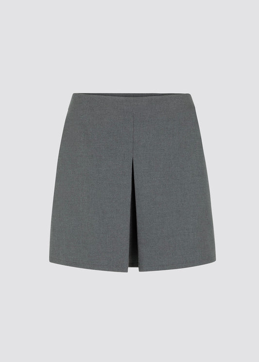 Lola Wool Skirt - charcoal grey