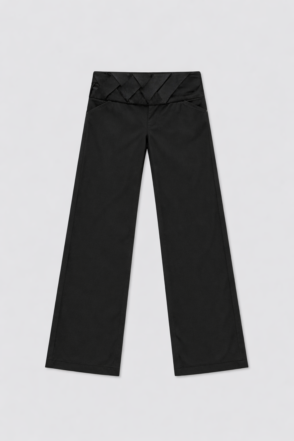 Weave Low Rise Pant - black