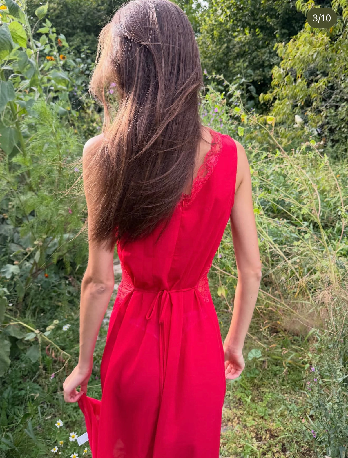 Andrea Lace Dress - cherry chapstick