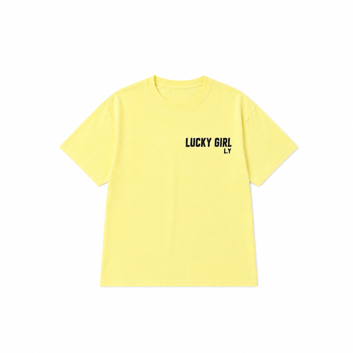 Lucky Girl L.Y tee - lemon
