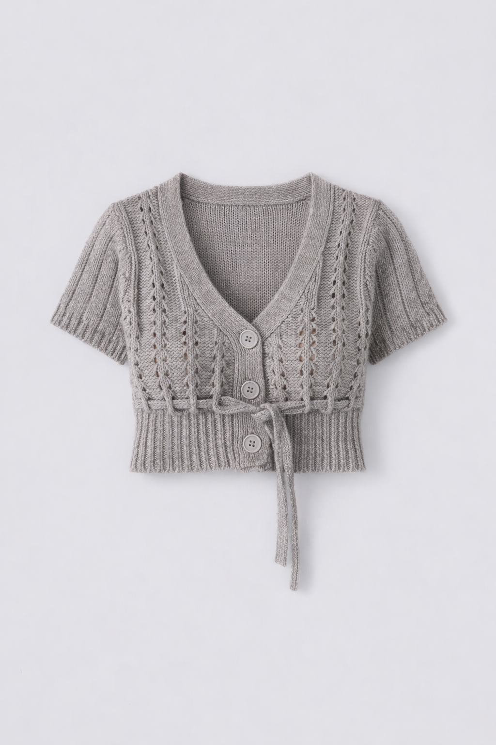 Cleo crop - grey