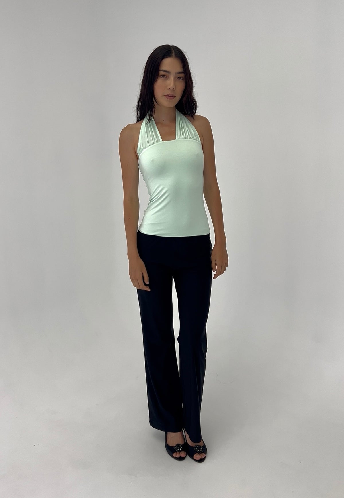 Eden halter top - spearmint