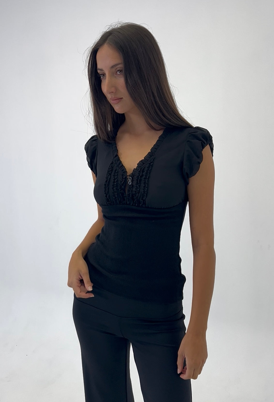 Franny 02 Blouse - Black