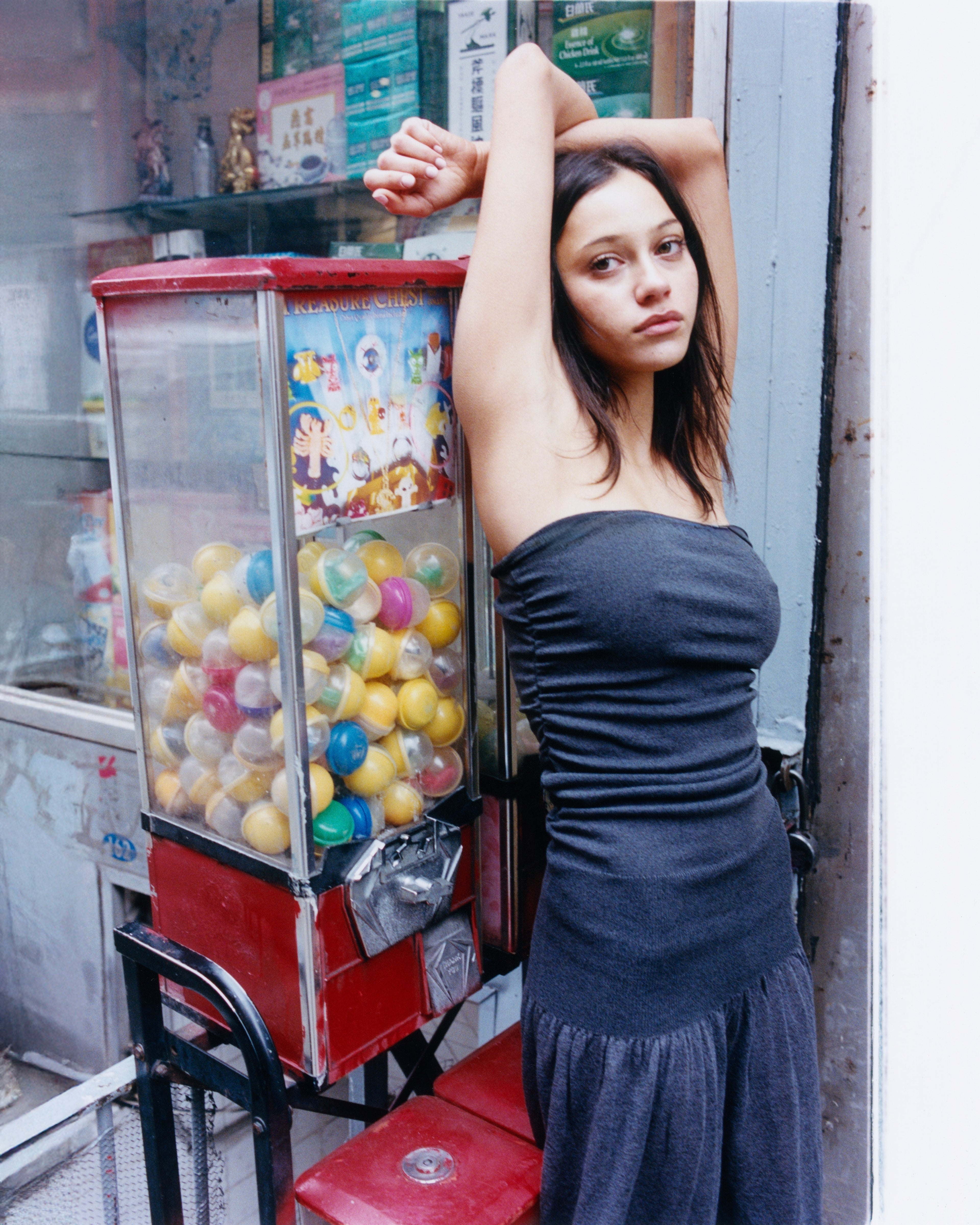 Mila Tube Dress - charcoal knit