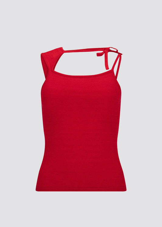 Tilly Tie Top - red