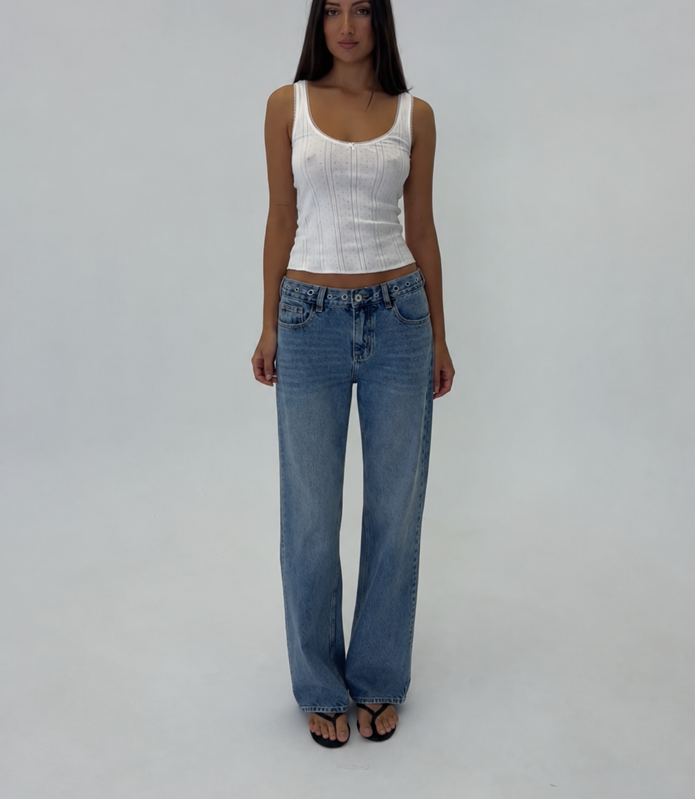 Ringo Eyelet Jeans