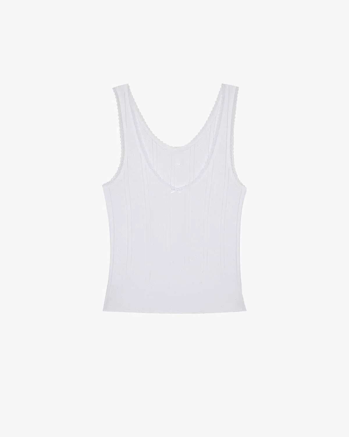 Dhillon Cotton Tank - chalk