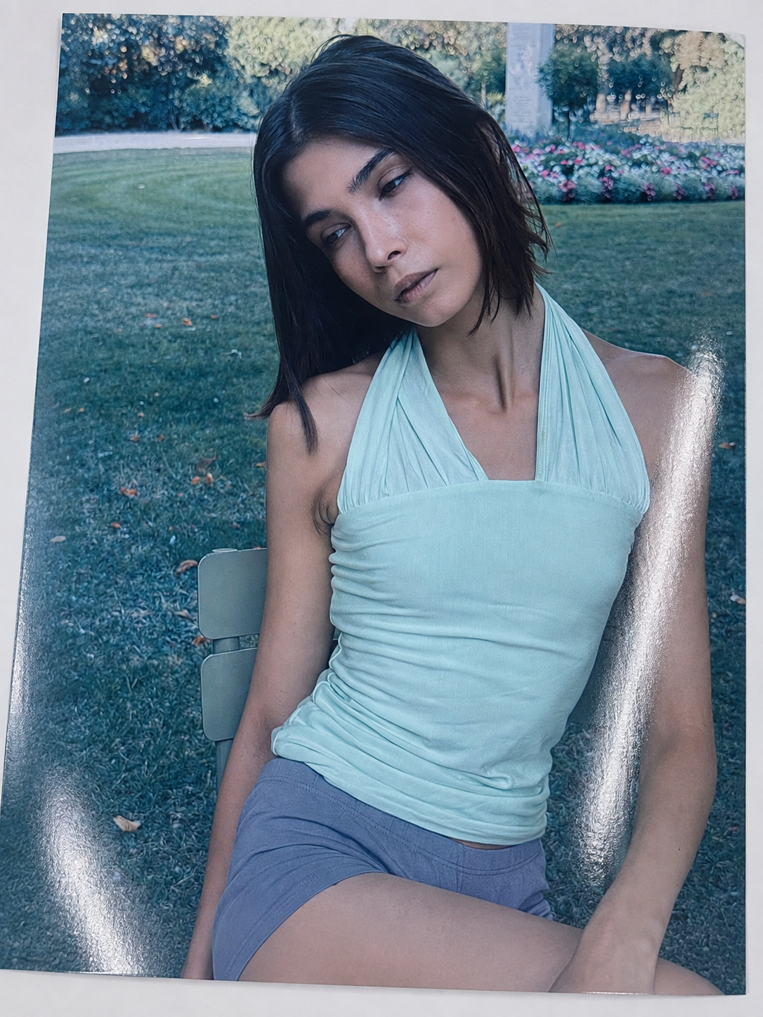 Eden halter top - spearmint