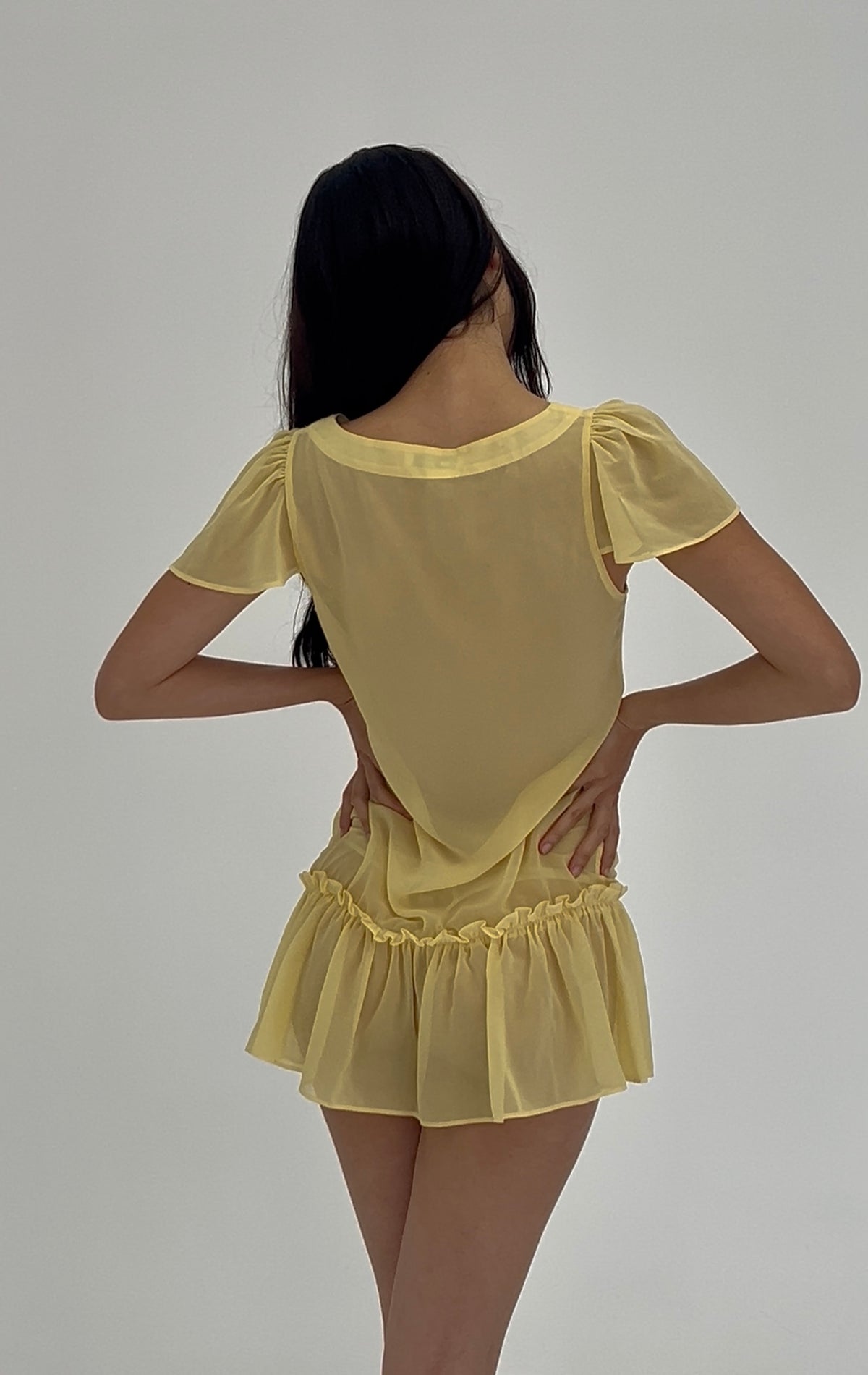 Delilah mini dress - pansy