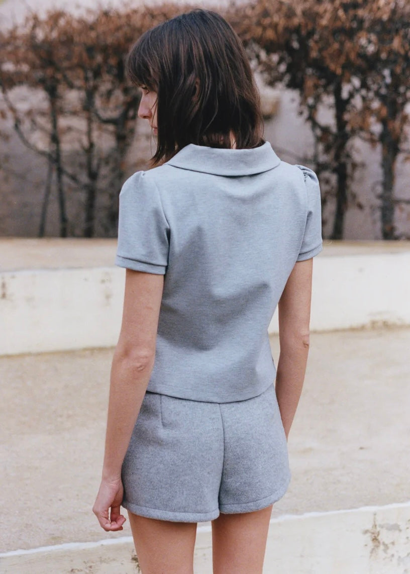 Claudia Collar Polo Tee