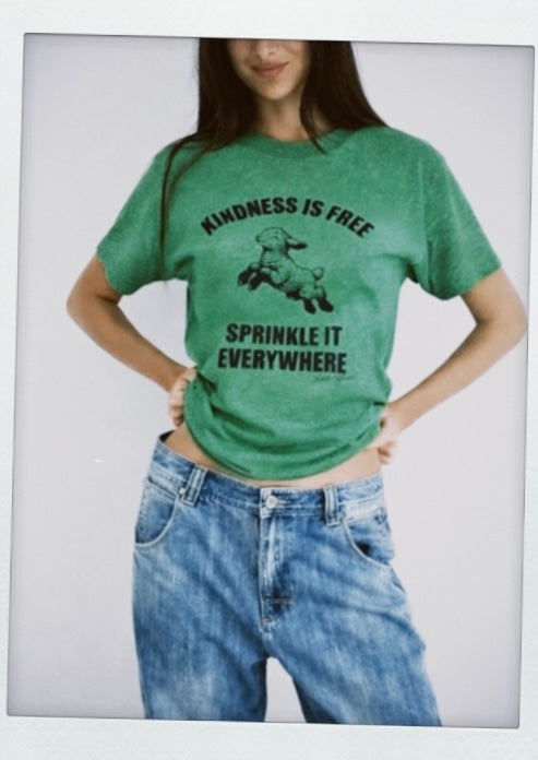 Kindness is free - green