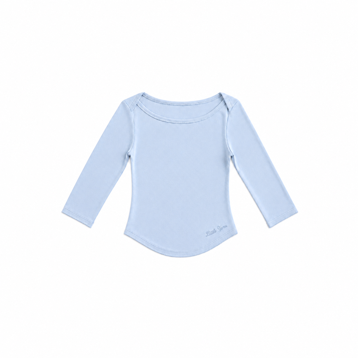 Lauren 3 quarter sleeve - powder blue