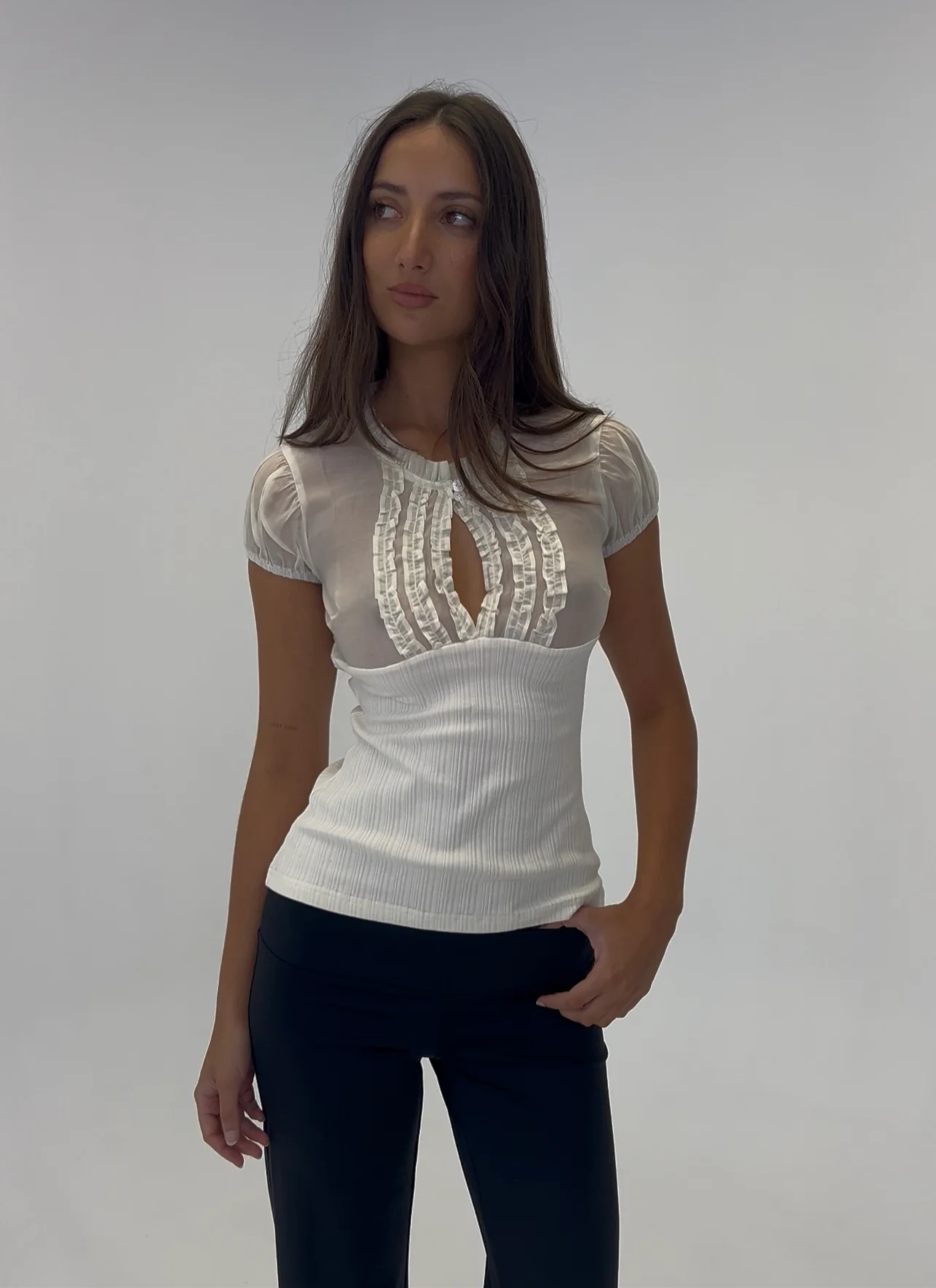 Franny Blouse - chalk