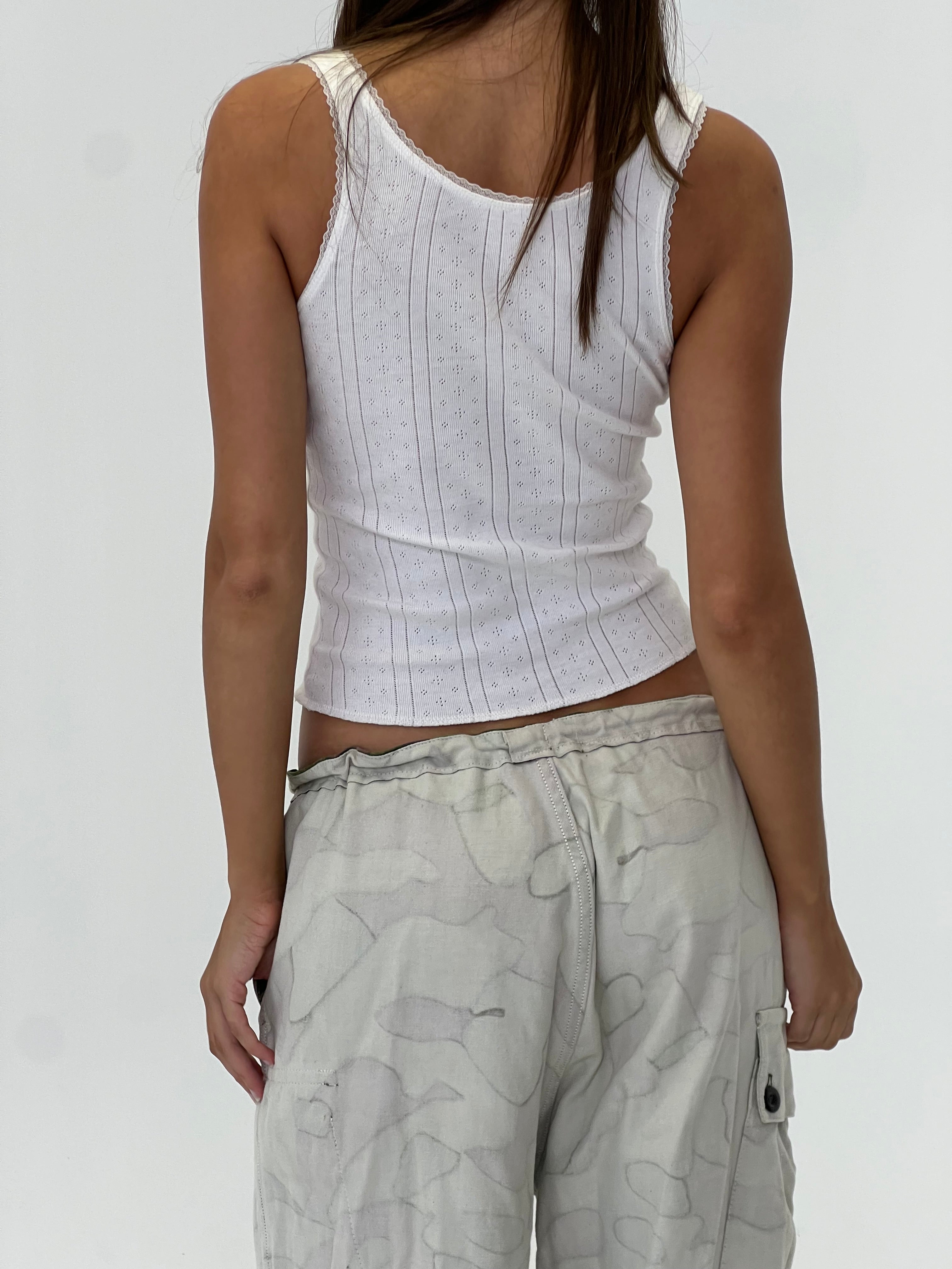Dhillon Cotton Tank - chalk