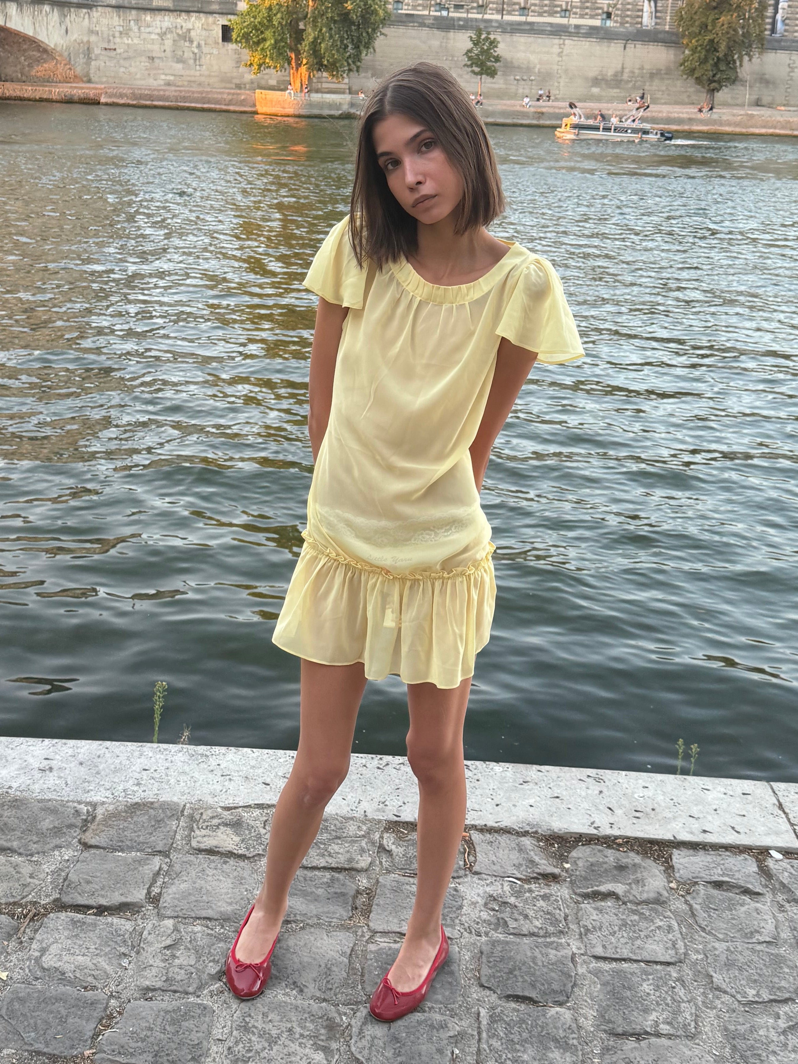 Delilah mini dress - pansy