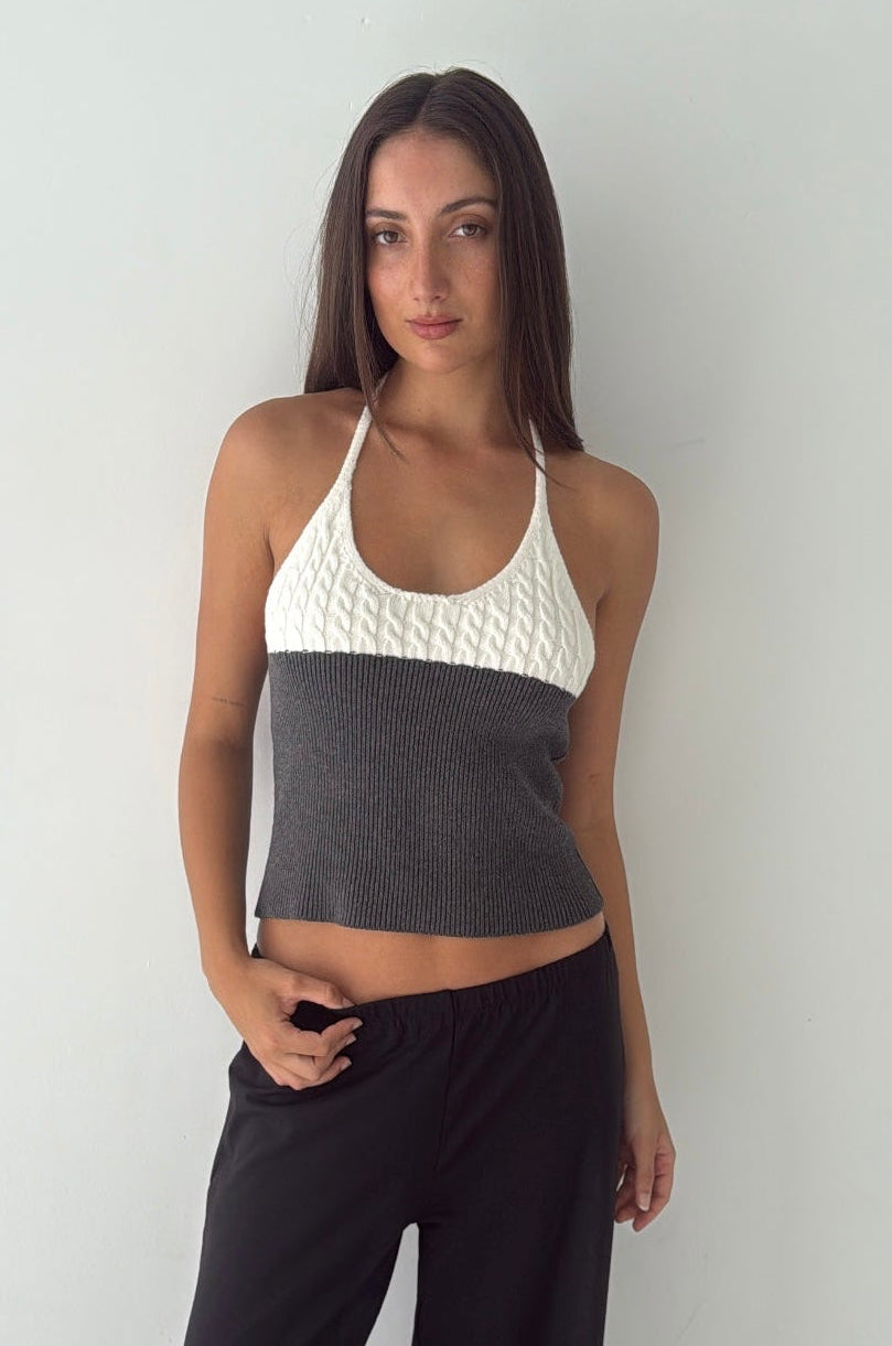 Lara knit halter