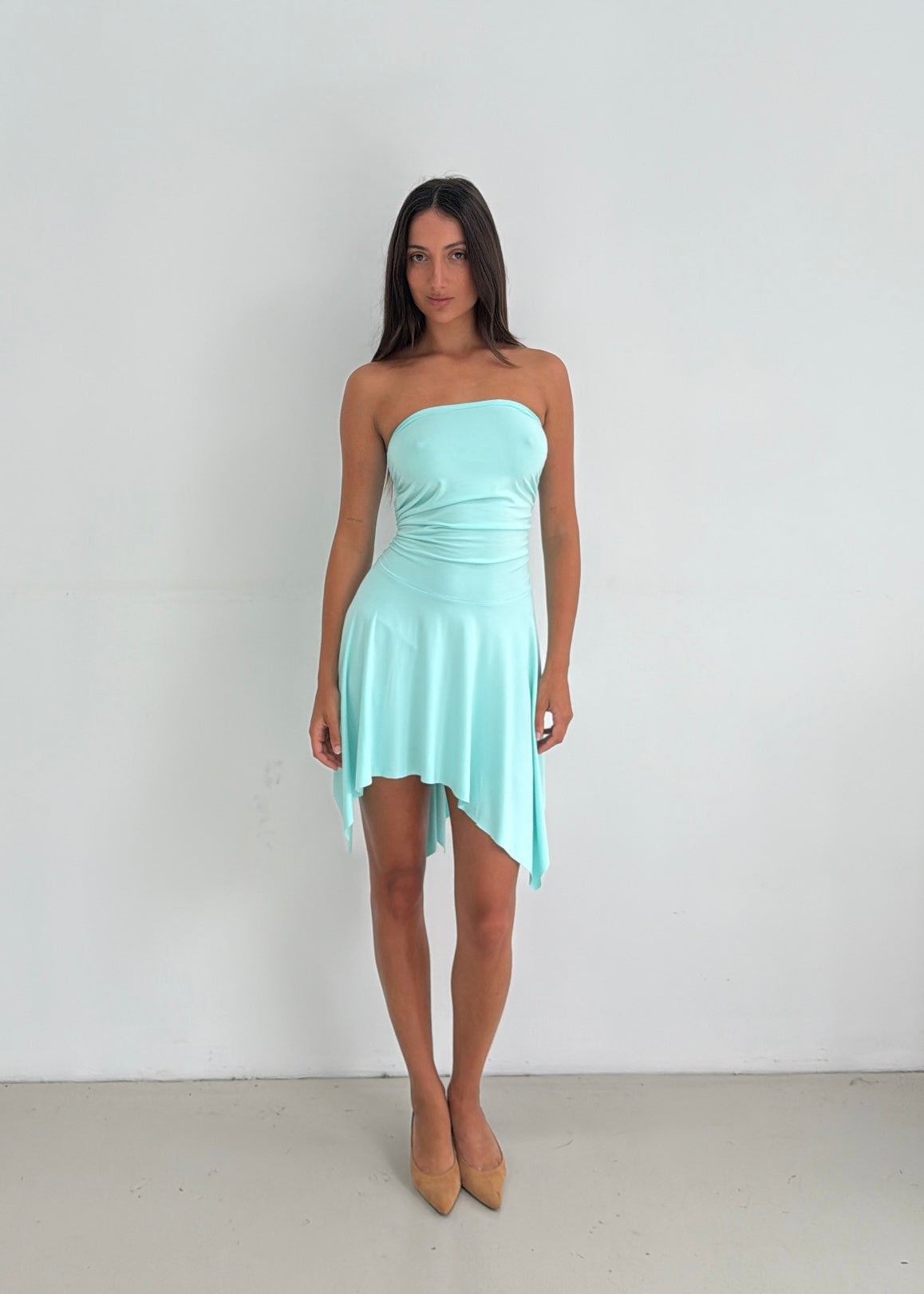 Iris Dress / Skirt - aqua