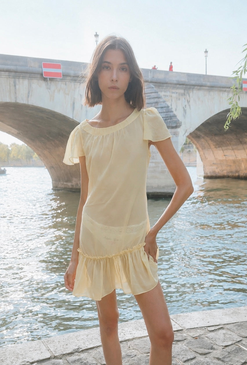 Delilah mini dress - pansy