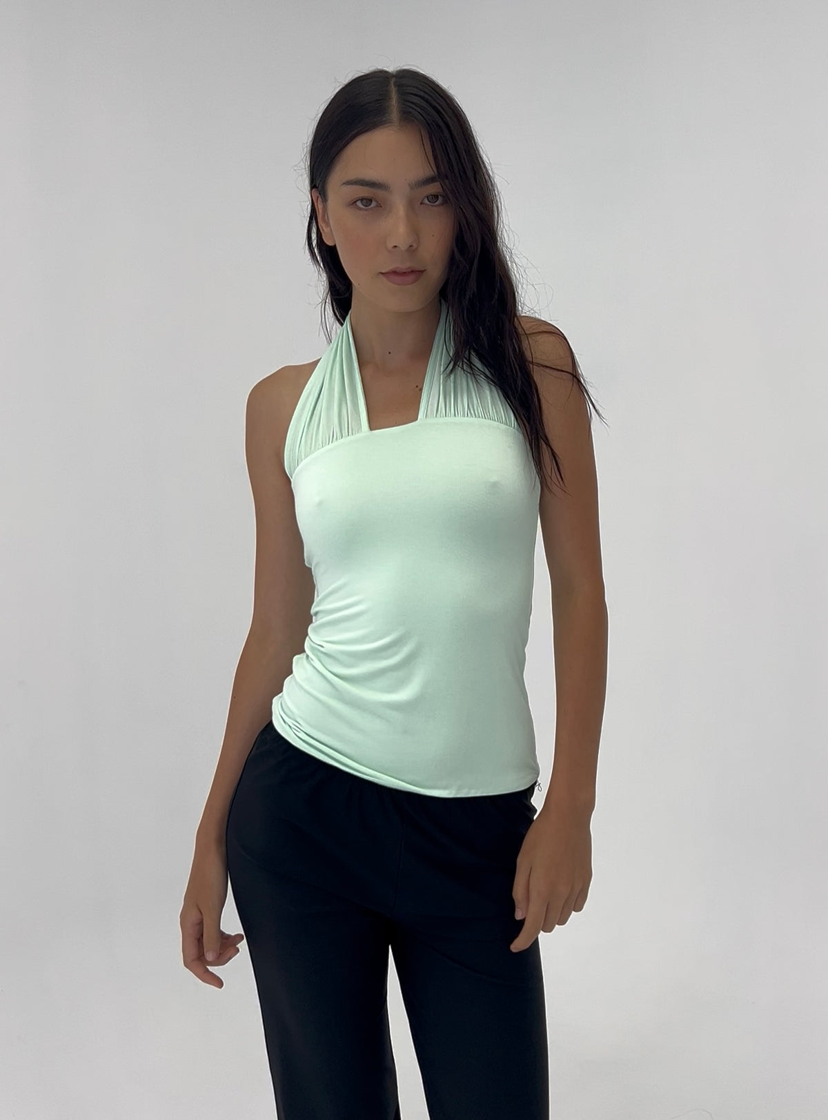 Eden halter top - spearmint