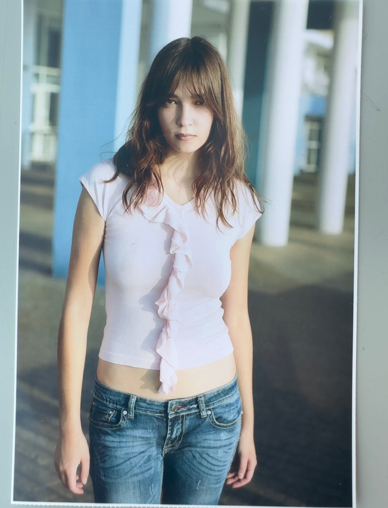 Eva Frill Knit Tank - rose water