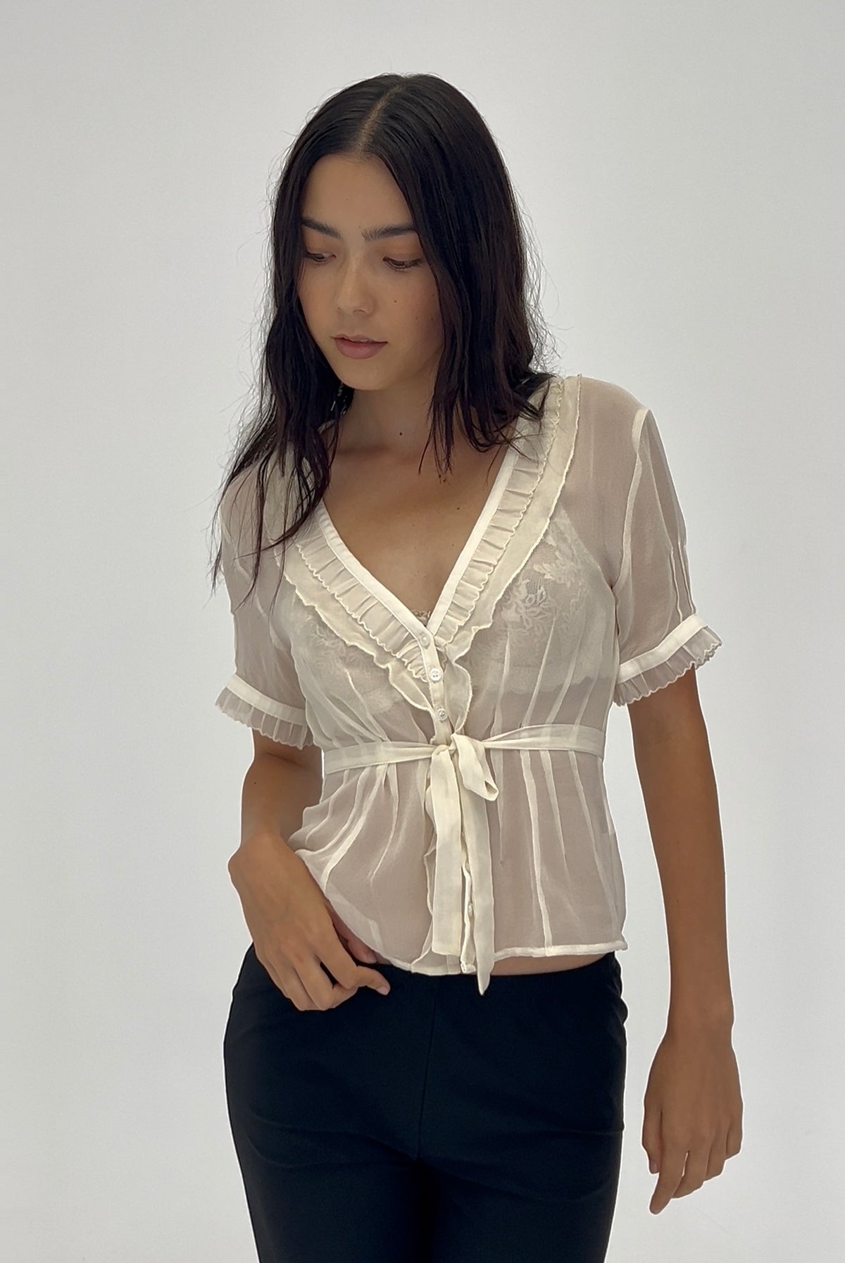 Alicia Silk Blouse - vintage silk