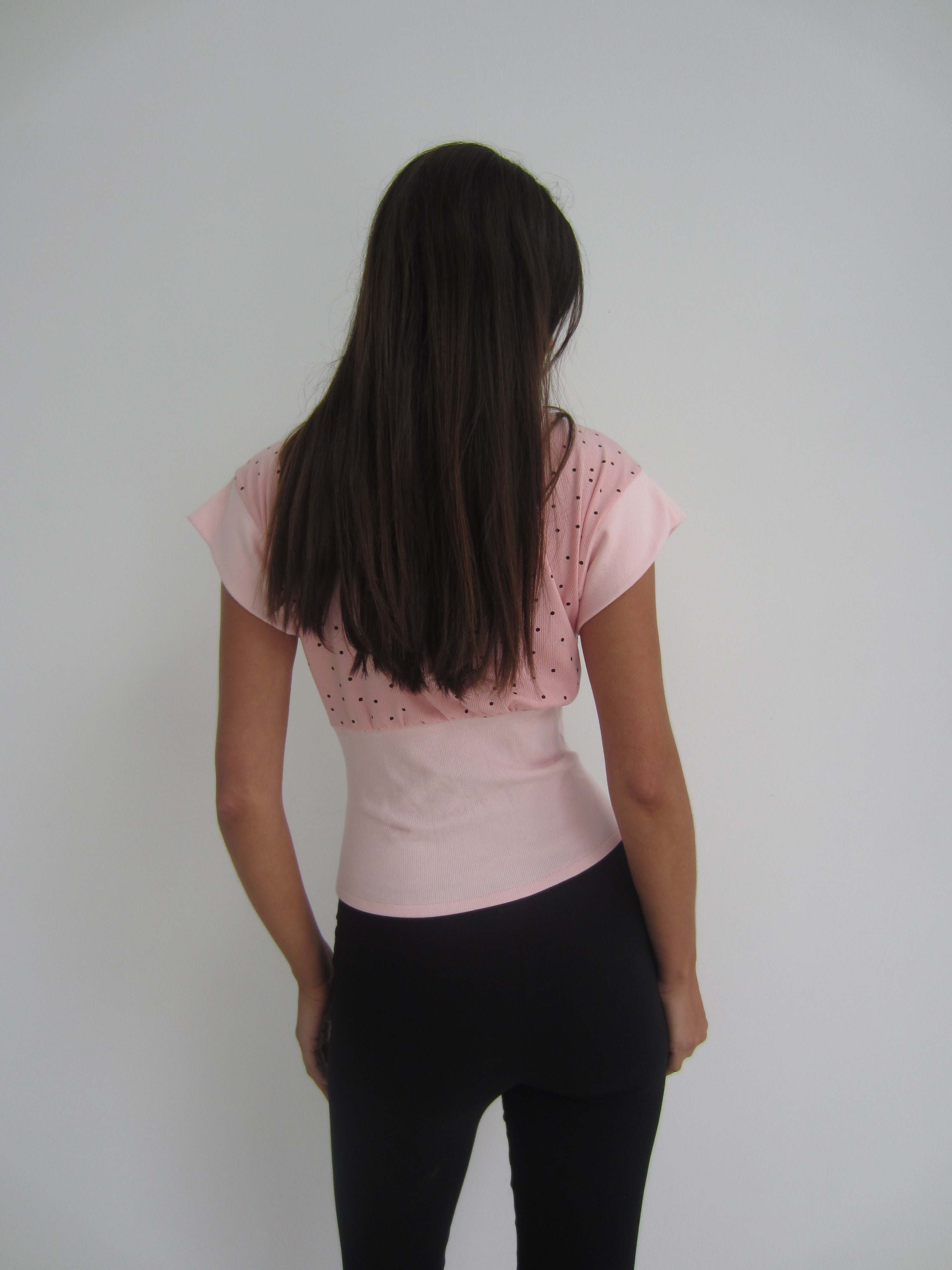 Lily Polka Tank - petal pink