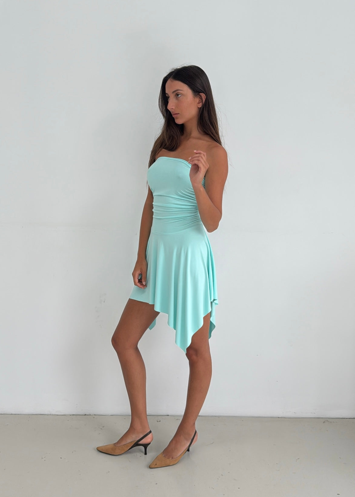 Iris Dress / Skirt - aqua