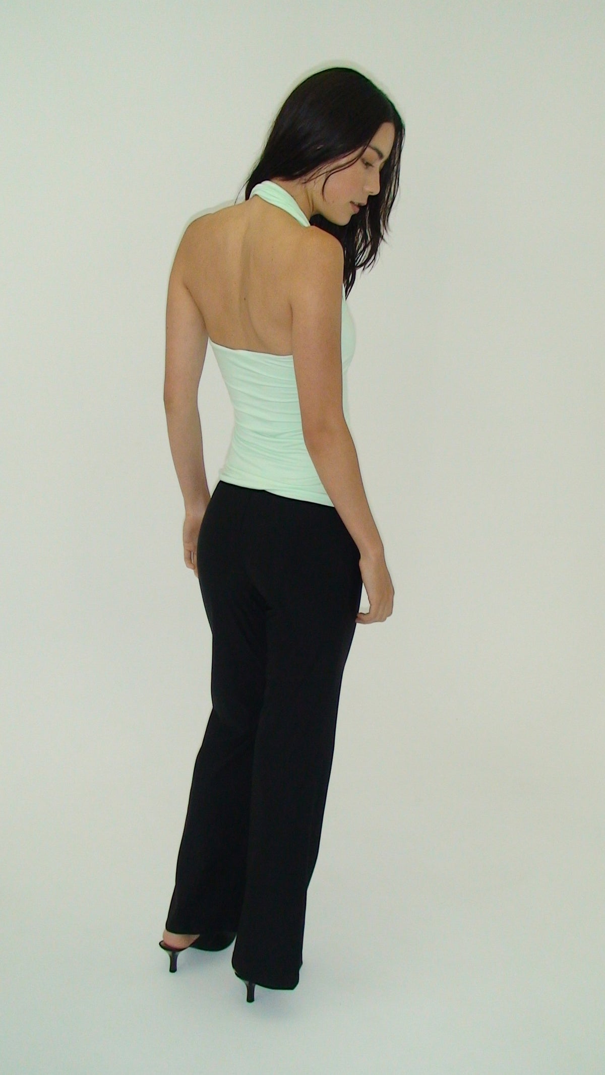 Eden halter top - spearmint