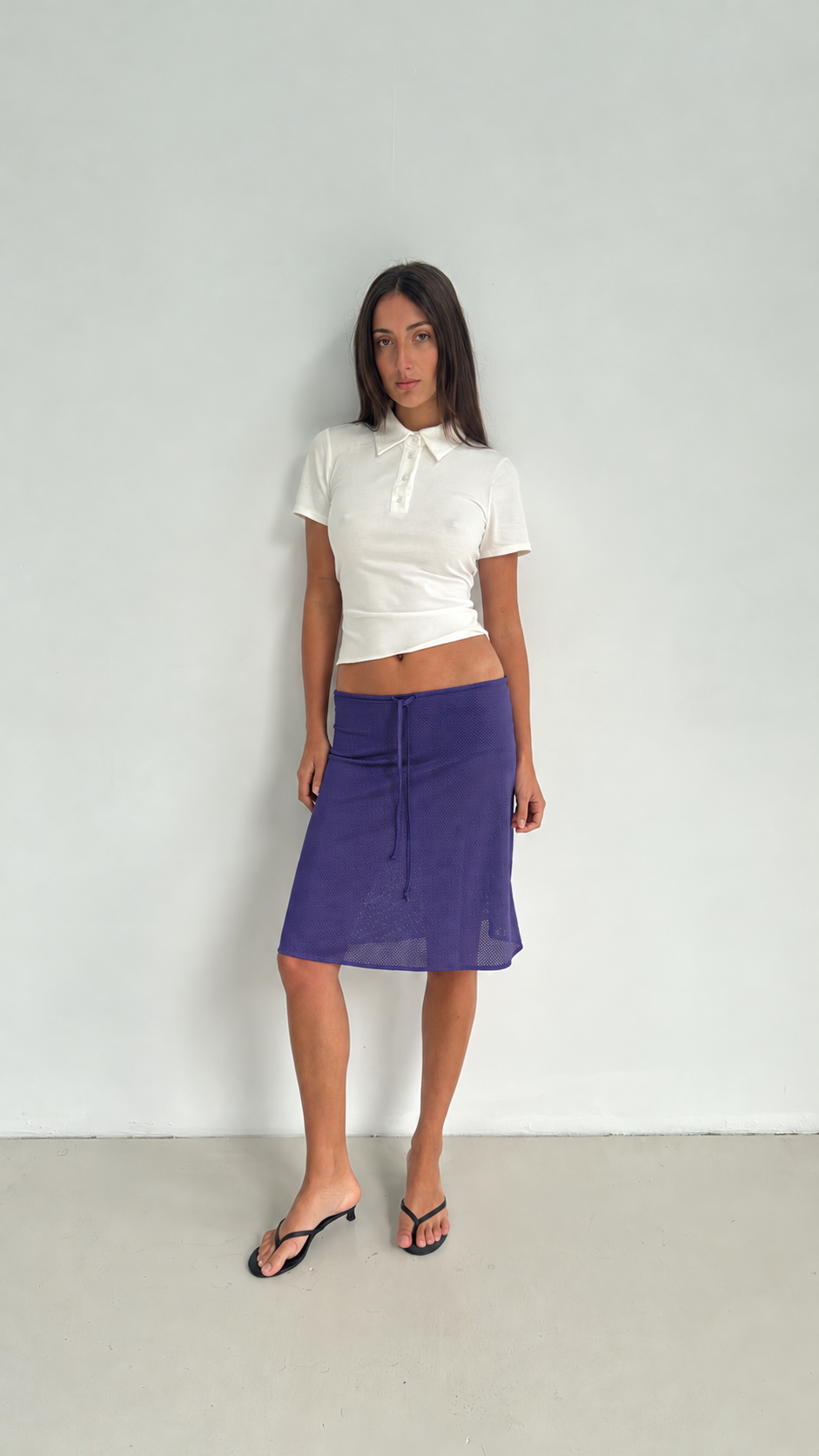 Tammy Mesh Skirt - purple