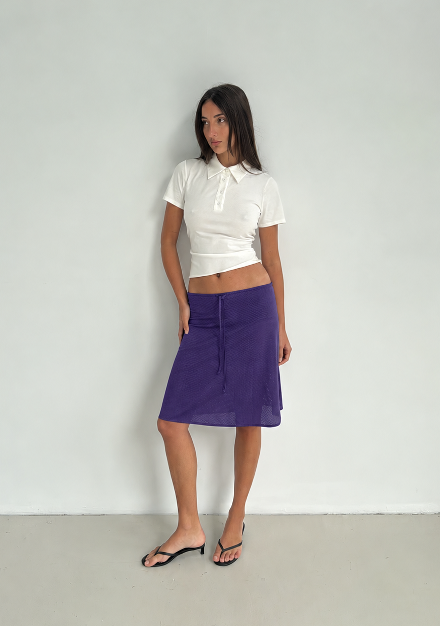 Tammy Mesh Skirt - purple