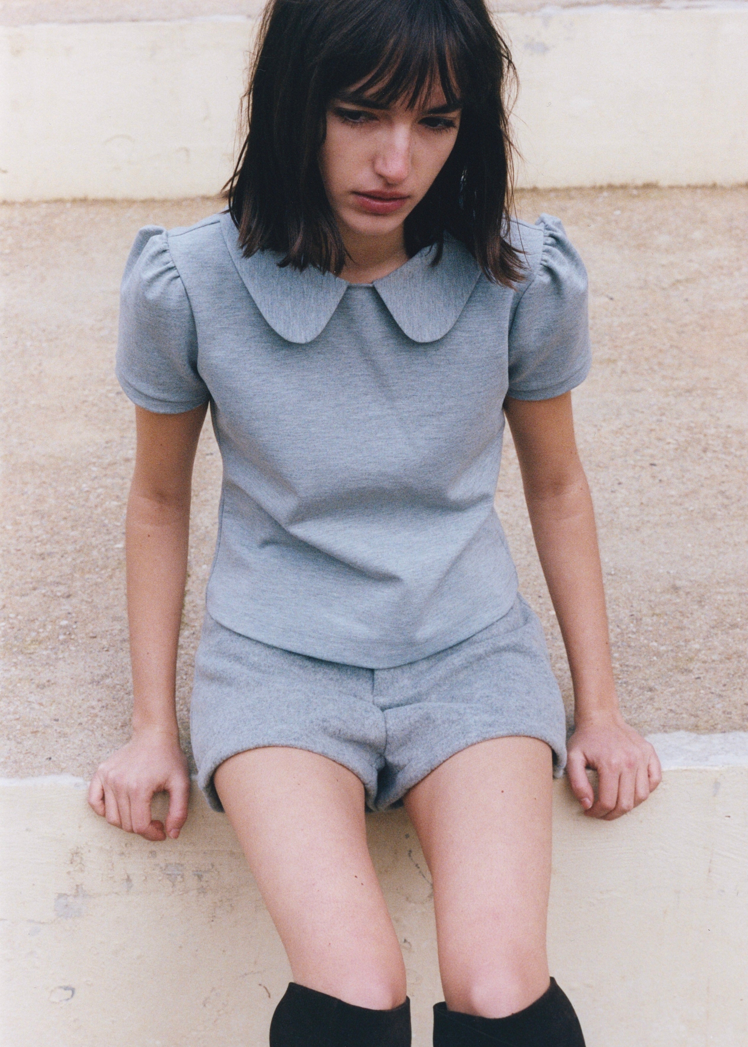 Claudia Collar Polo Tee