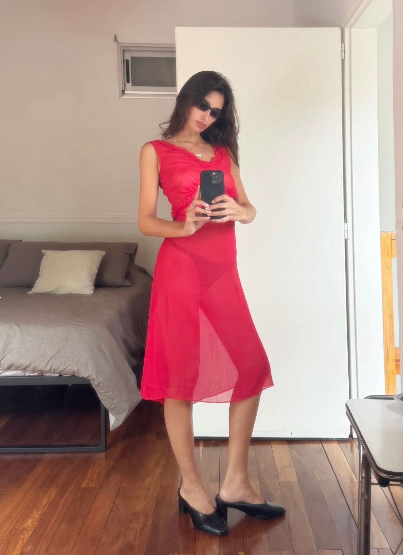 Andrea Lace Dress - cherry chapstick