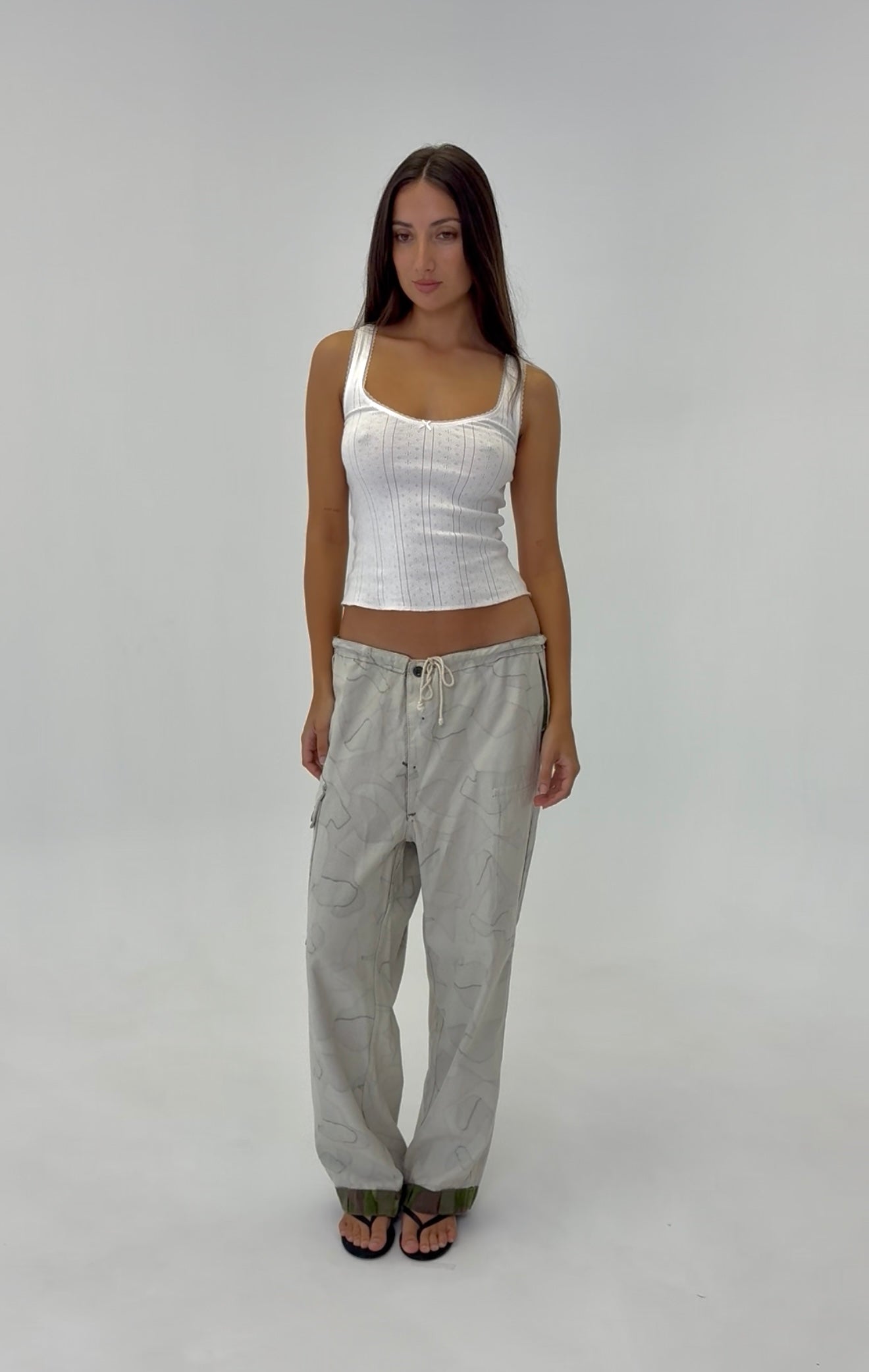 Dhillon Cotton Tank - chalk