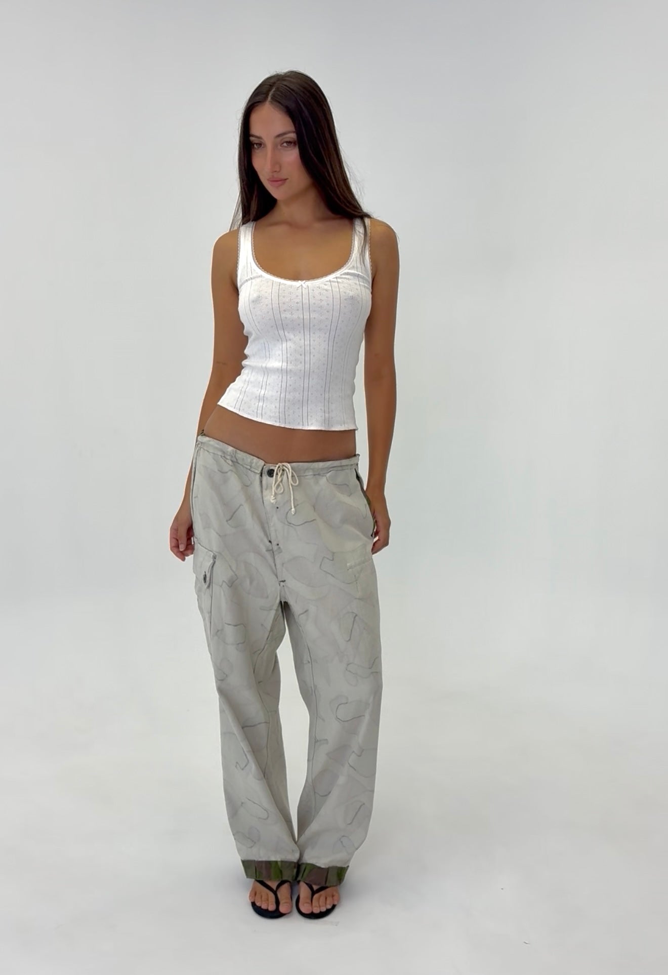 Dhillon Cotton Tank - chalk