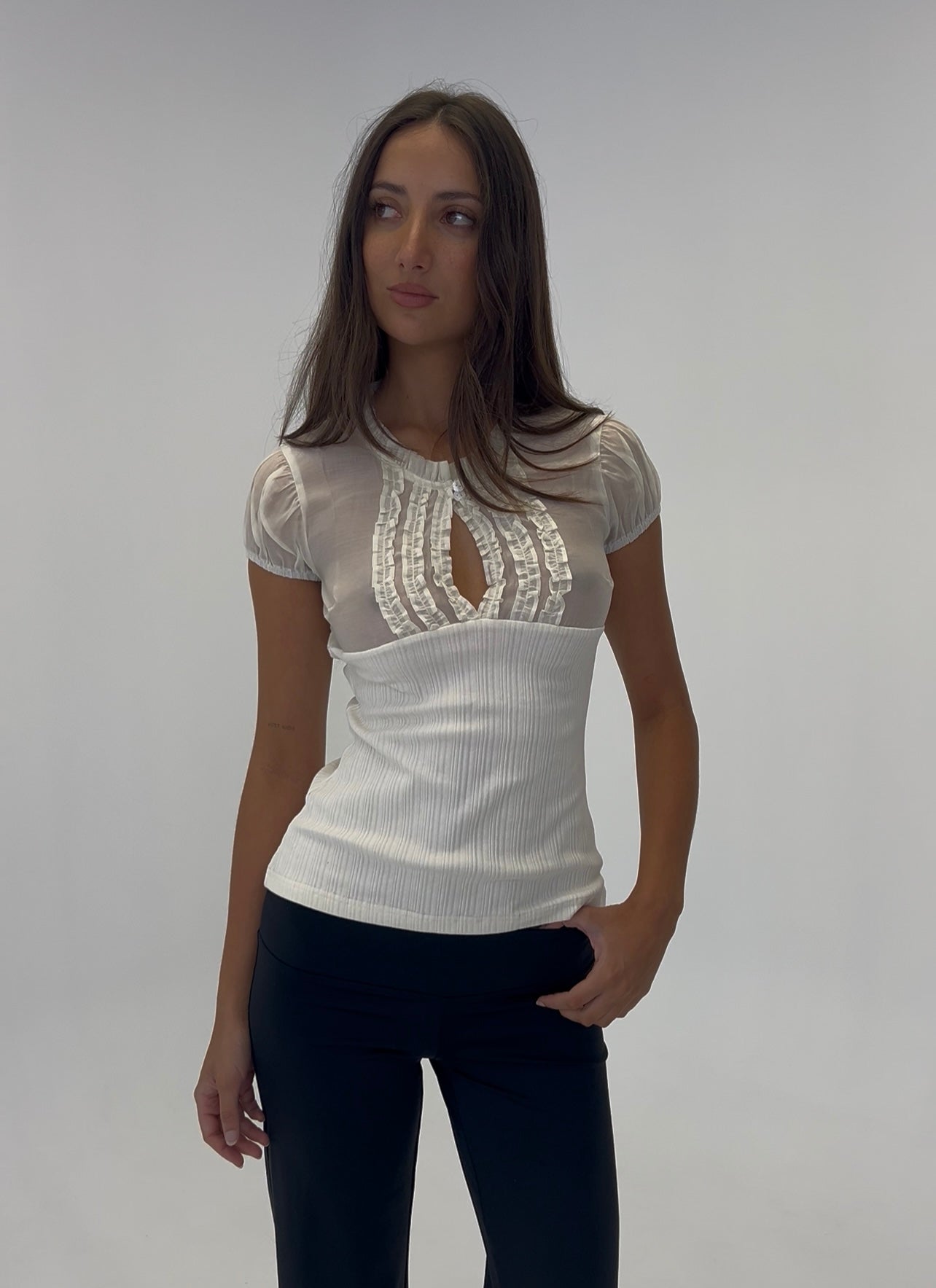 Franny Blouse - chalk
