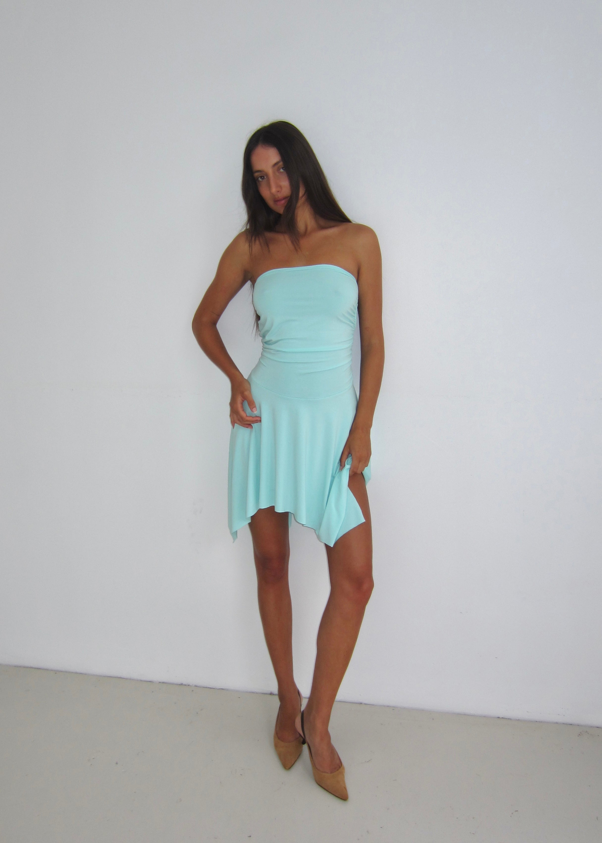 Iris Dress / Skirt - aqua