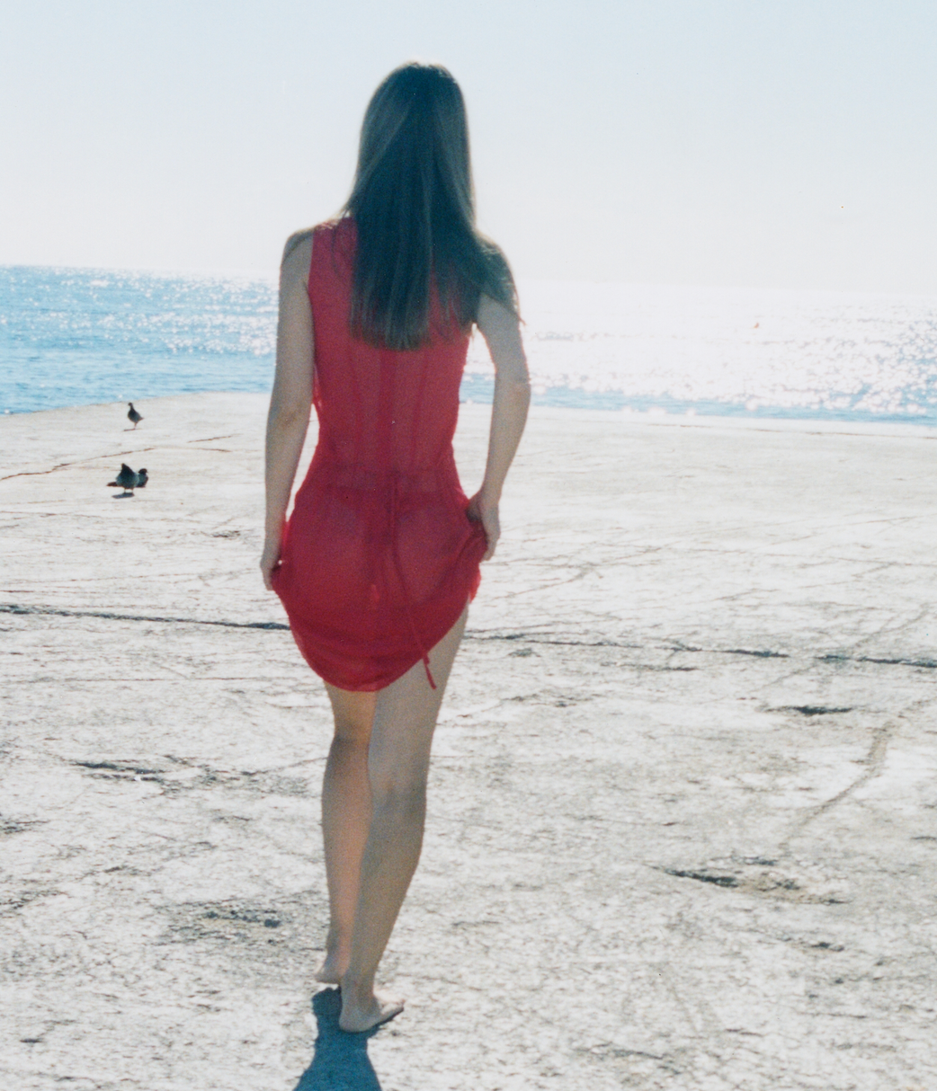 Andrea Lace Dress - cherry chapstick