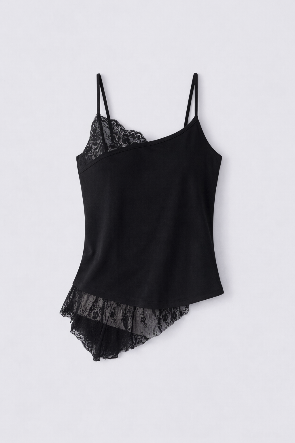 Ivy lace trim  - black