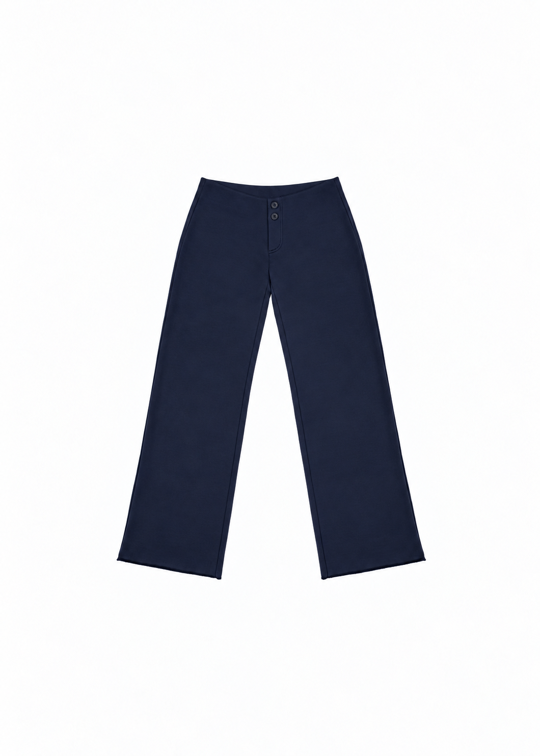 Josie cotton trousers  - navy