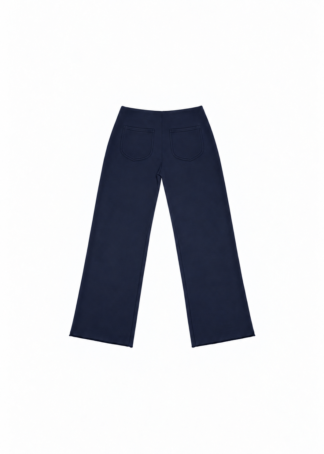 Josie cotton trousers  - navy