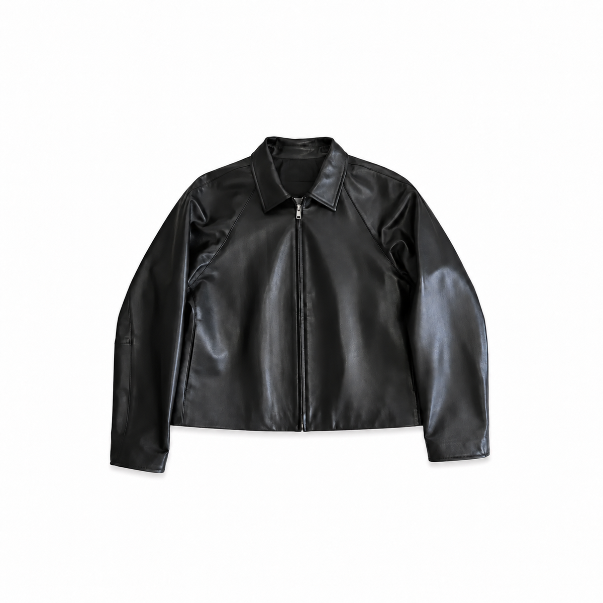 Sandy Leather Jacket - black